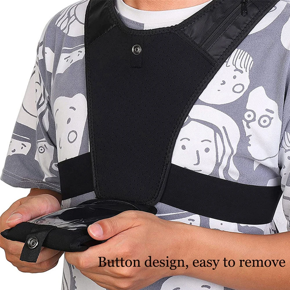 Gilet Support de téléphone pour sports unisex - سترة رياضية لحمل الهاتف للجنسين