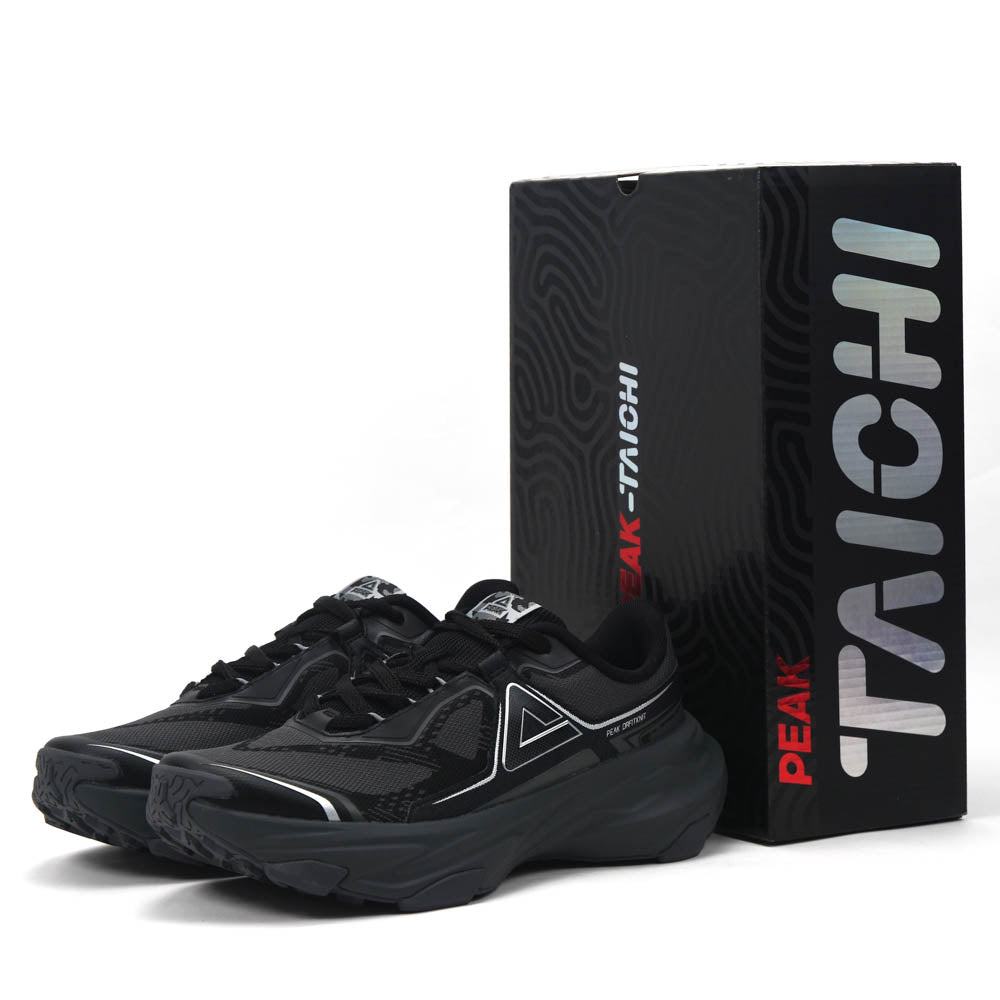 PEAK Taichi Casual Shoes Black Grey | حذاء كاجوال عصري – راحة وأداء يومي