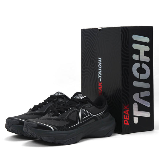 PEAK Taichi Casual Shoes Black Grey | حذاء كاجوال عصري – راحة وأداء يومي